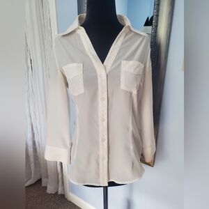 Sheer White Blouse
